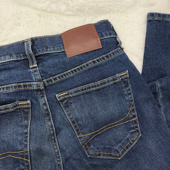 Hollister Jeans Mens 26x30 Blue Skinny Epic Flex Dark Wash Denim - Picture 3 of 6